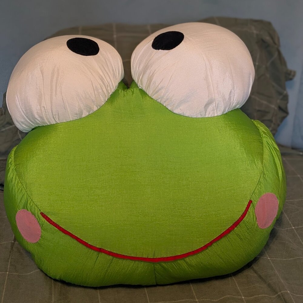 Vintage Keroppi Pillow - Sanrio - 1993